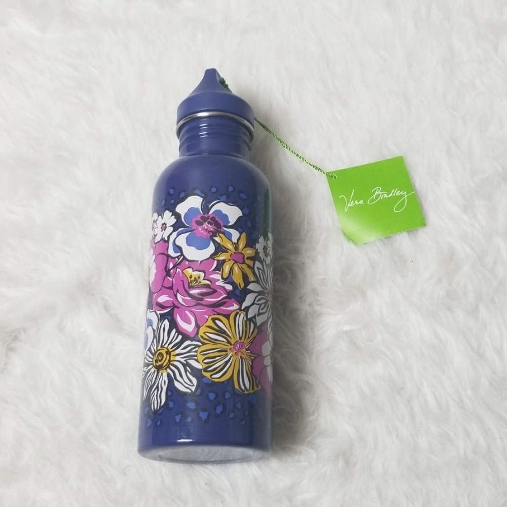 Vera Bradley 25 oz water bottle African Violet